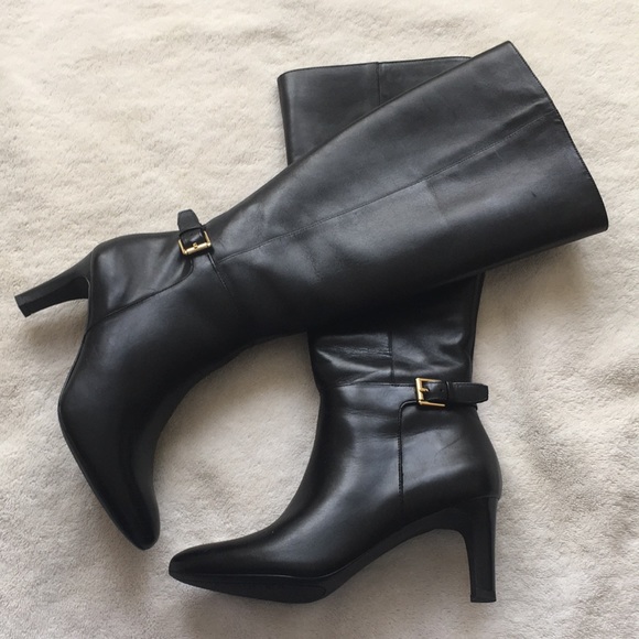 Lauren Ralph Lauren Shoes - Ralph Lauren heeled eastwell leather boots 7.5